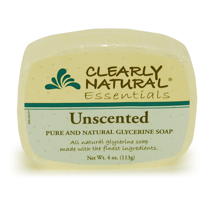 Unscented Pure and Natural Glycerine Soap – Clearly Natural